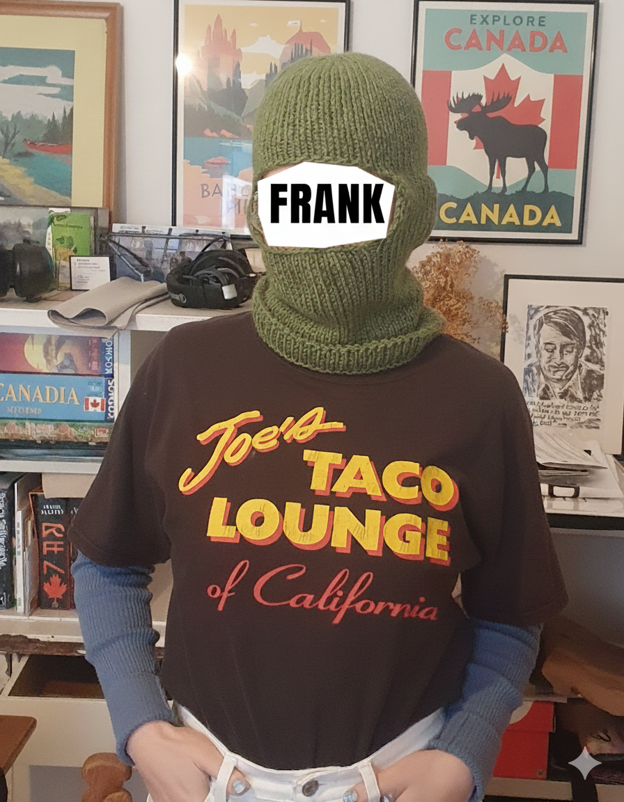 Frank arriving in Vancouver